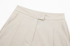 Black Shorts Women High Waist Loose Korean A Line Wide Leg Outer Wear