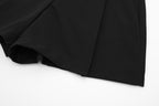 Black Shorts Women High Waist Loose Korean A Line Wide Leg Outer Wear