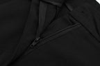 Black Shorts Women High Waist Loose Korean A Line Wide Leg Outer Wear