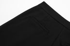 Black Shorts Women High Waist Loose Korean A Line Wide Leg Outer Wear