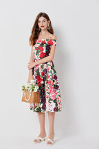 Women's Floral Print A-Line Dress