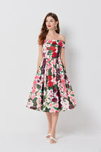 Women's Floral Print A-Line Dress