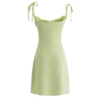 Women's Lace Detail Spaghetti Strap Dress