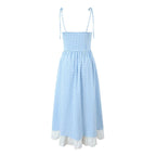 V-Neck French Fairy Holiday Maxi Holiday Beach Dress