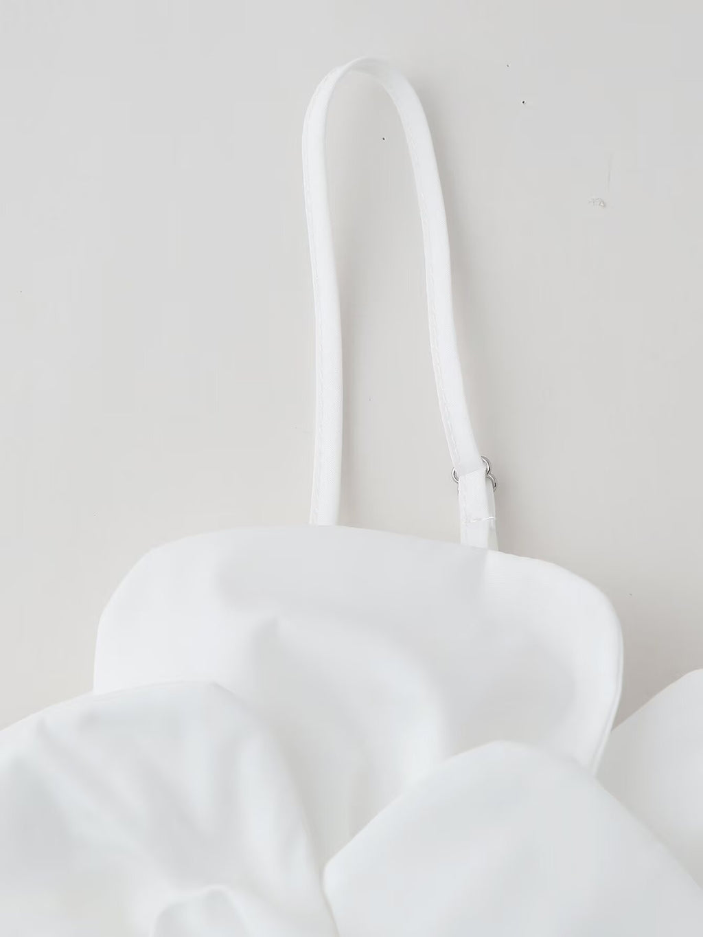 French Design Embossed Floral Strap Top