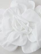 French Design Embossed Floral Strap Top