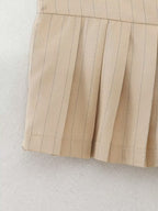 Myst Za Summer Casual High Waist Solid Color Wide Skirt