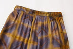 Women's Summer Printed Top Elastic Waist Printing Straight Leg Pants