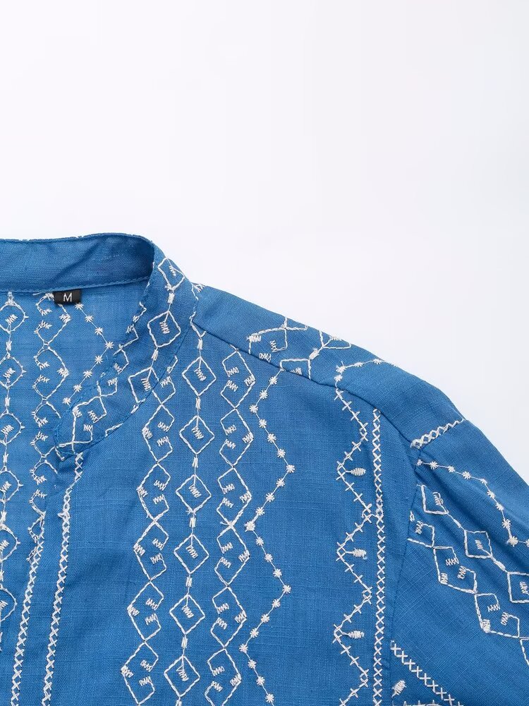 Women's Embroidered Long Sleeved Top