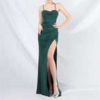 Women's Court Boning Corset Vest Elegant Camisole Evening Dress Shapewear