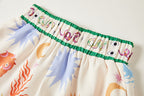 Women's Beaded Shirt & Shorts Set