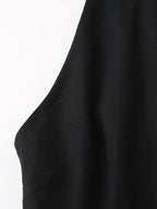 Floral Embroidered Cross-Back Midi Dress