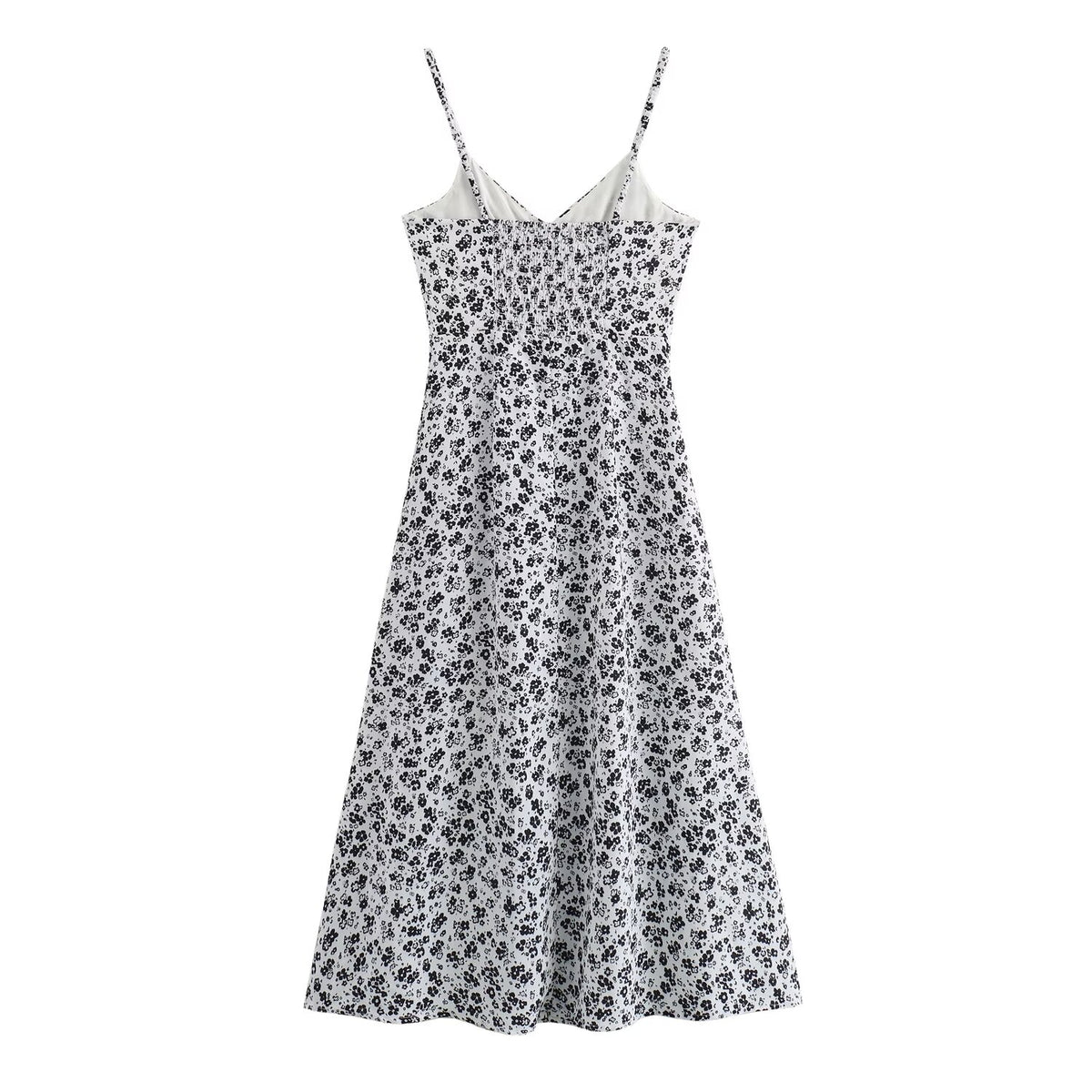 Women's Floral V-Neck Cami Maxi Dress