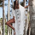 Mesh Embroidered Cover Up Swimwear