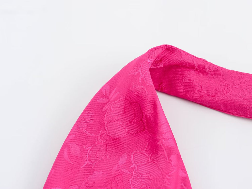 Jacquard A-Line Dress