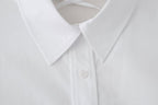 Women's Lace-Up Lace Short-Sleeve Shirt
