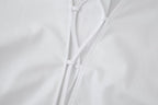 Women's Lace-Up Lace Short-Sleeve Shirt