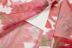 Women's Red Floral Print Dress Set
