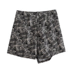 Summer Casual Simple Leaf Culottes Skirt