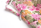 Women's French Floral Design Ruffled Stitching Dress Summer Slim A Line Vacation Dress Cami Dress