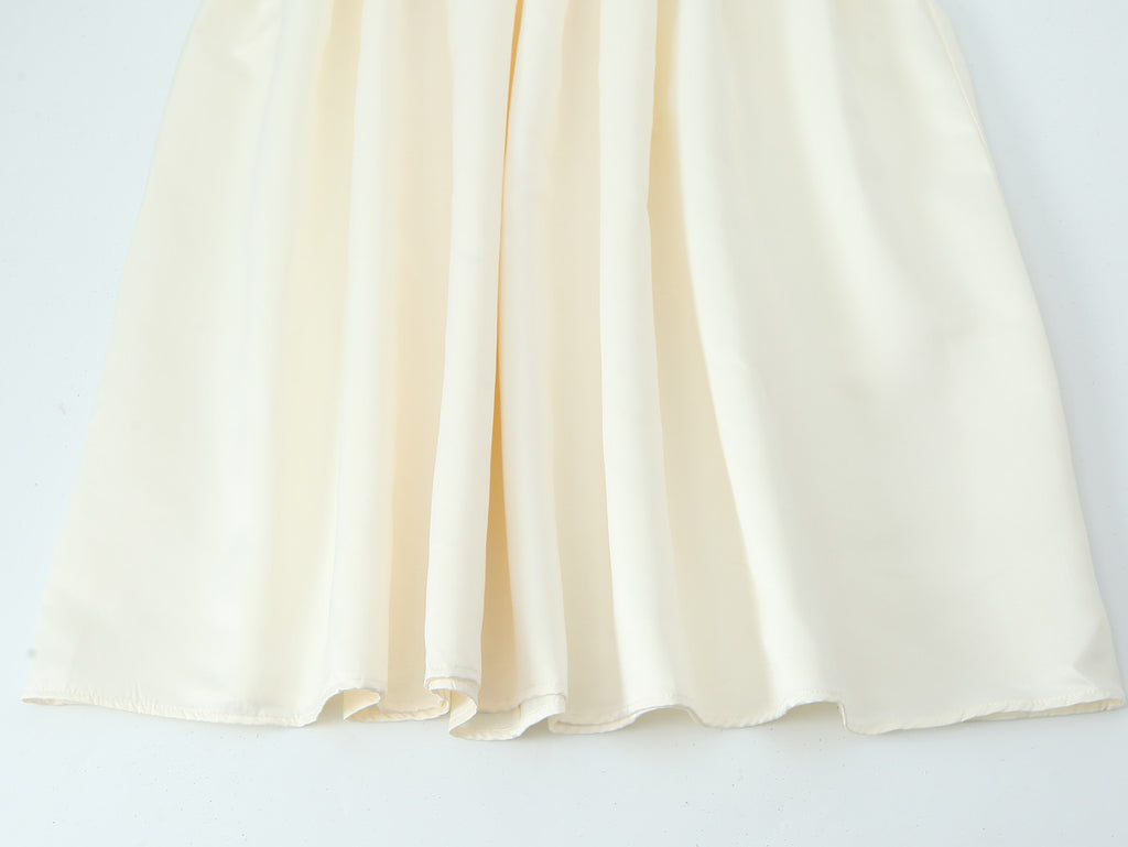 Solid Spaghetti-Strap A-Line Maxi Dress