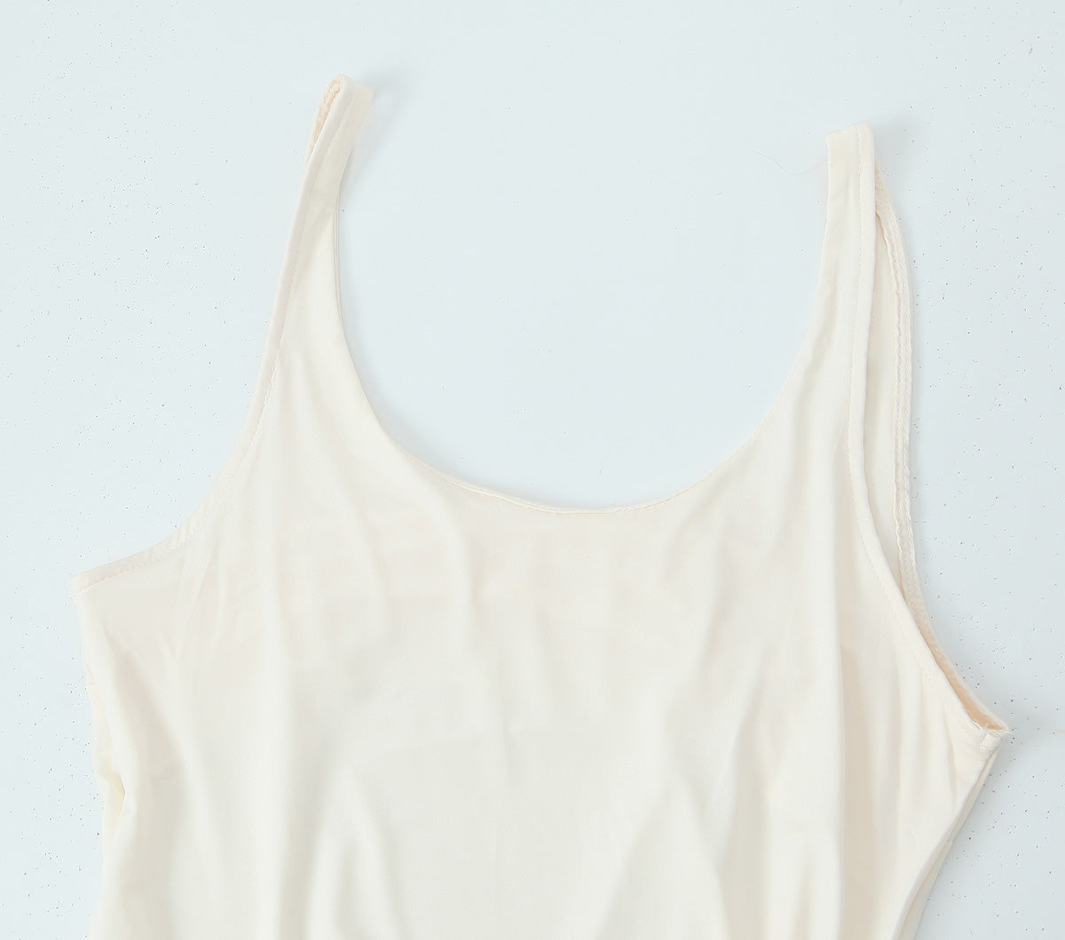 Solid Spaghetti-Strap A-Line Maxi Dress