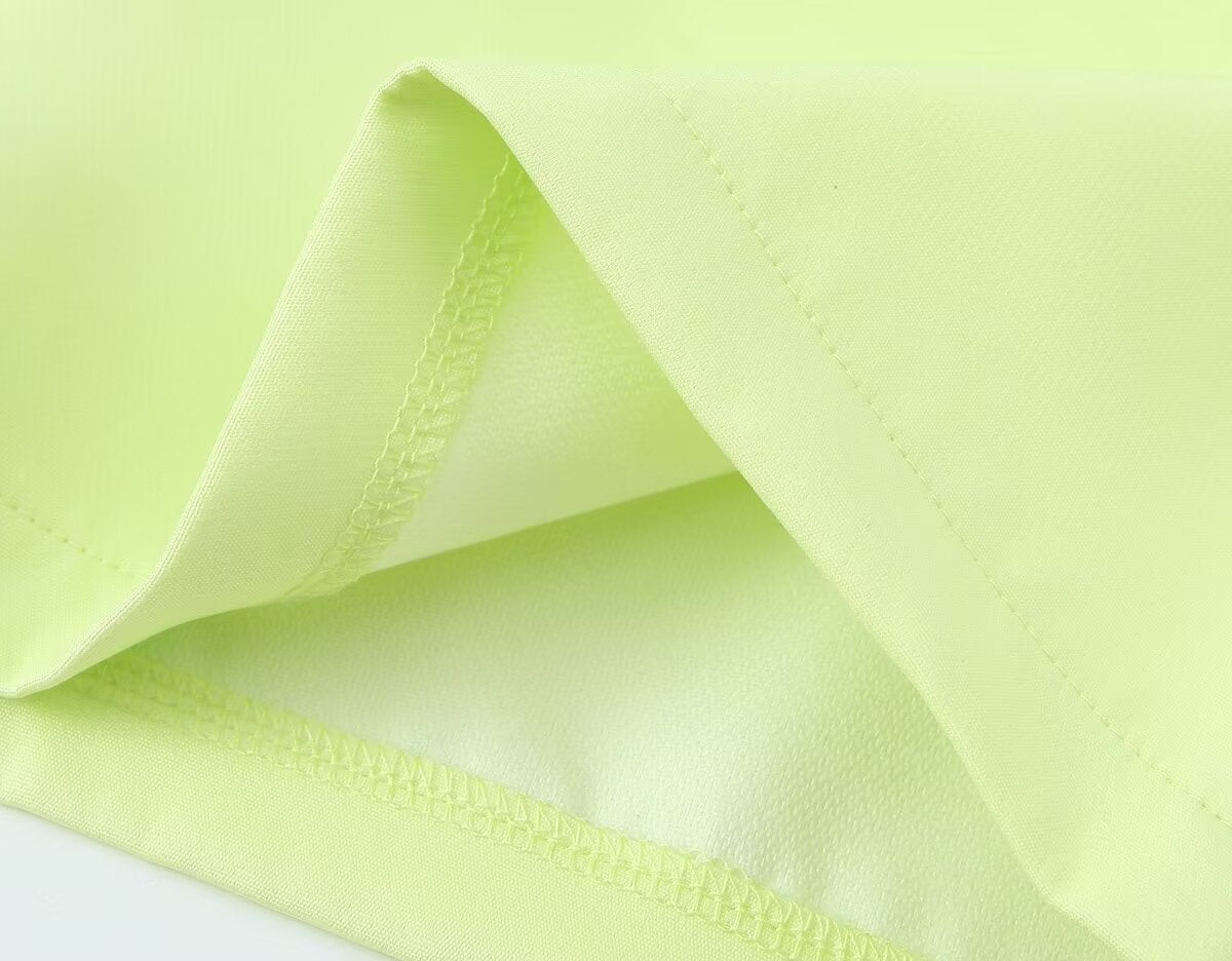 Solid Color Asymmetric High Waist Wide Leg Short Shorts