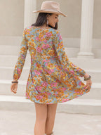 Bohemian Mixed Batch Autumn Winter Slim Dress