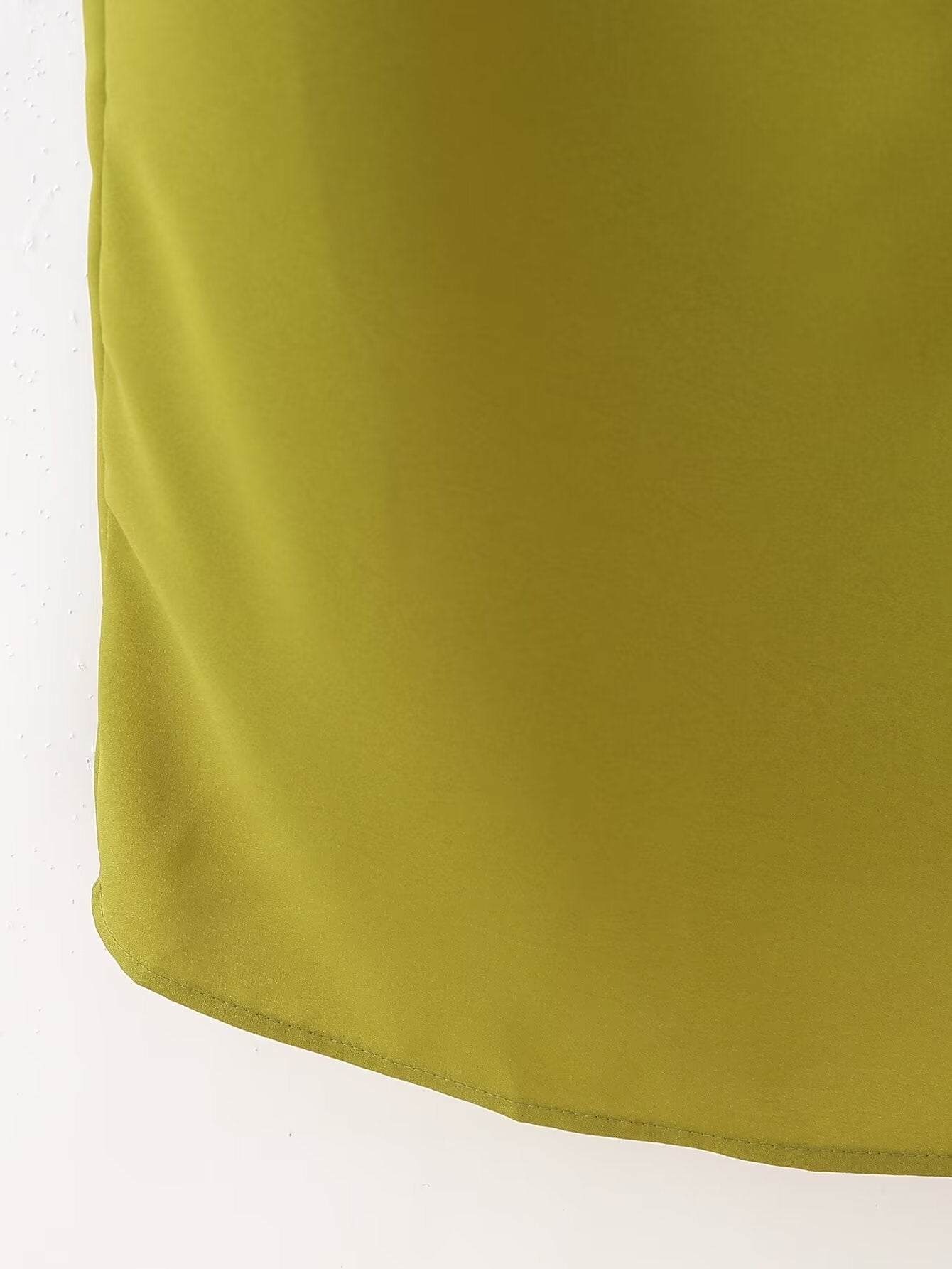Gold-Trim Pleated Split Midi Dress