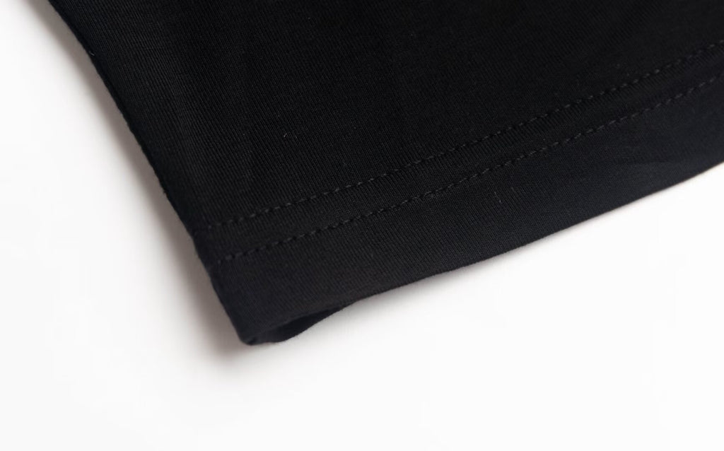Women’s Black Pleated Cold Shoulder Crop Top