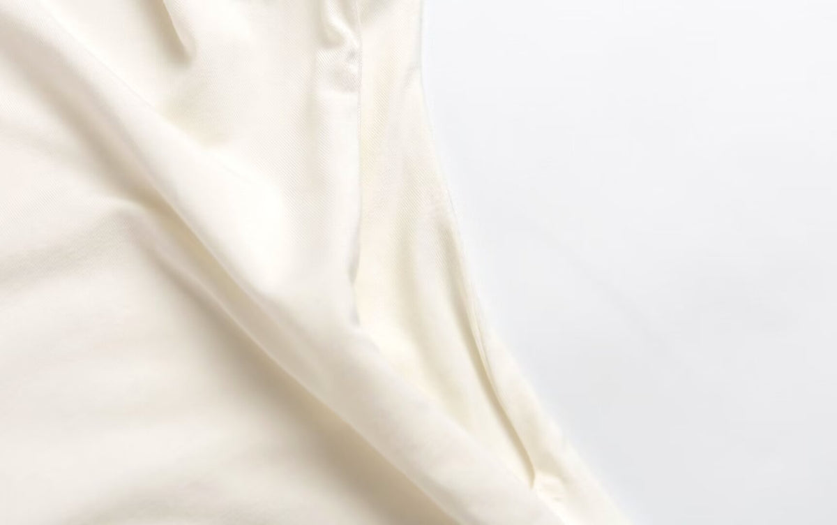 Women’s White Pleated Cowl Neck Sleeveless Top