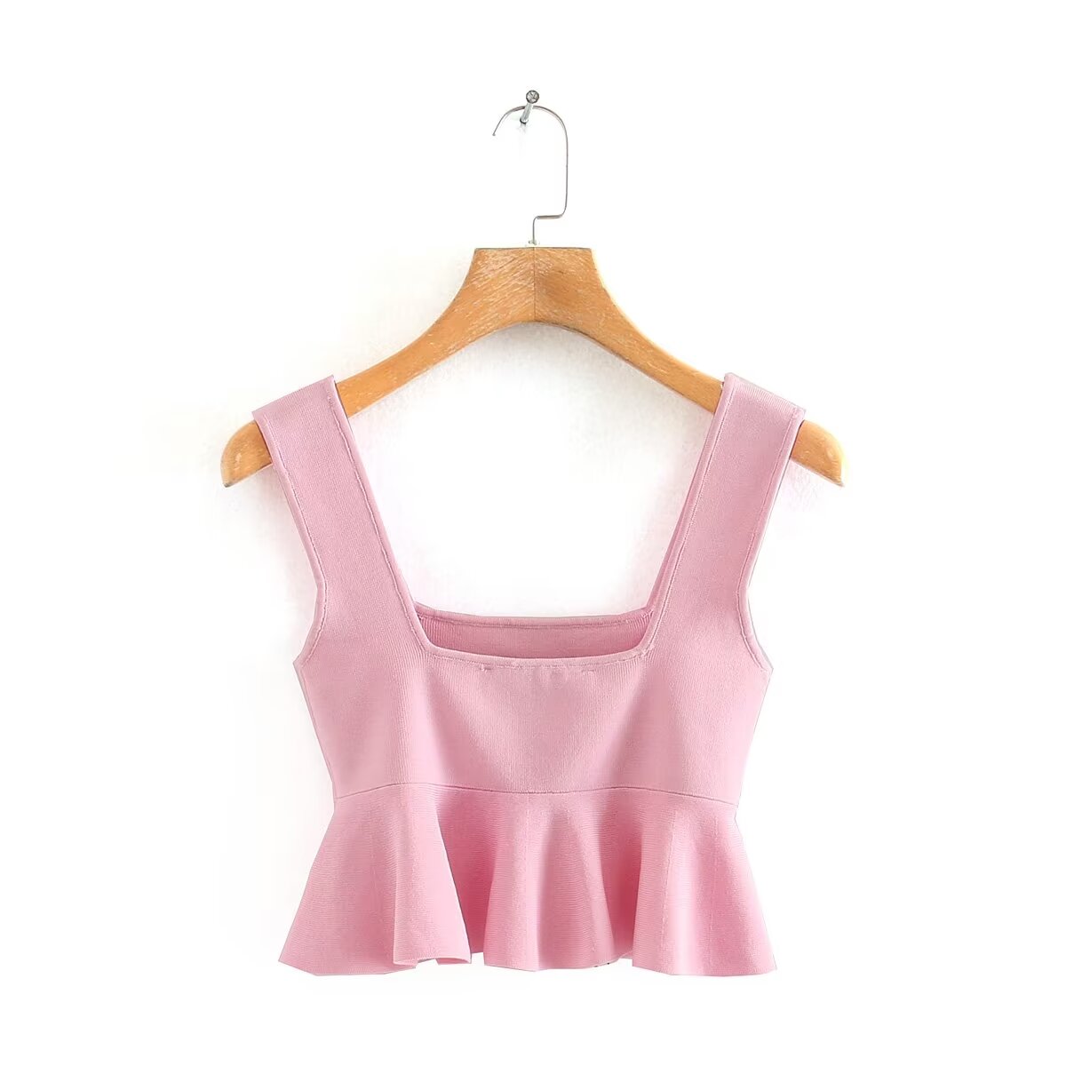 Women's Layered Ruffle Knit Camisole Top