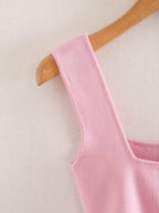 Women's Layered Ruffle Knit Camisole Top