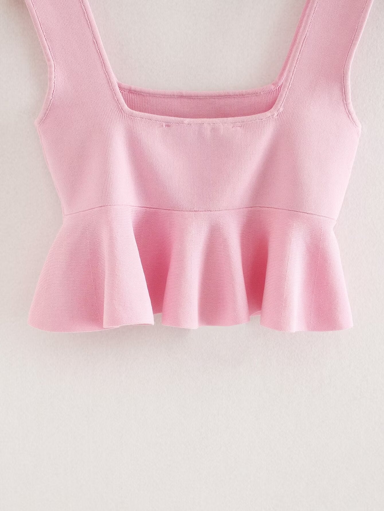 Women's Layered Ruffle Knit Camisole Top