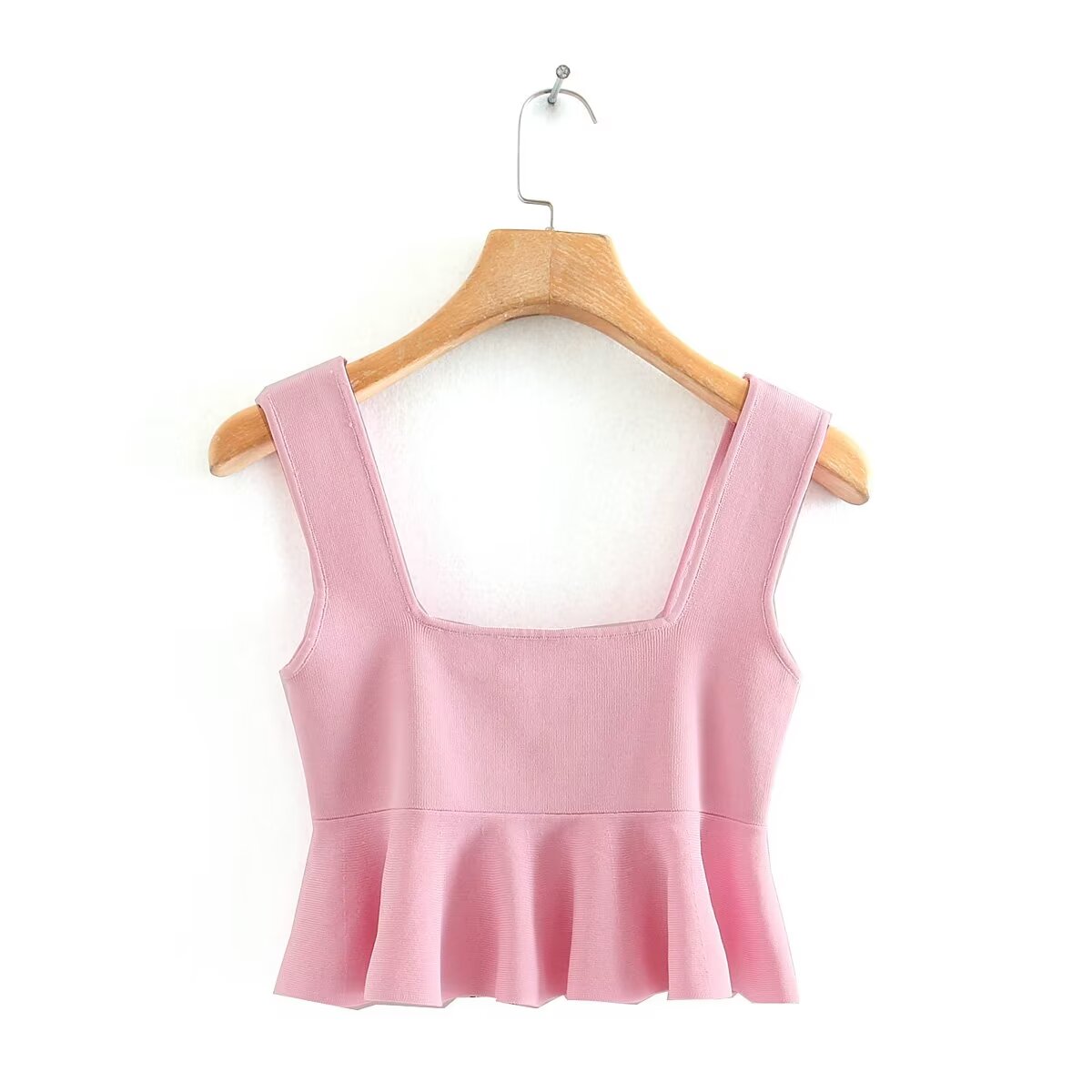 Women's Layered Ruffle Knit Camisole Top