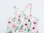 French Casual Vacation Simple Halter Printing Slip Dress