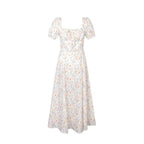 Women's French Dress Women Clothing Elegant Graceful Floral Vacation Women