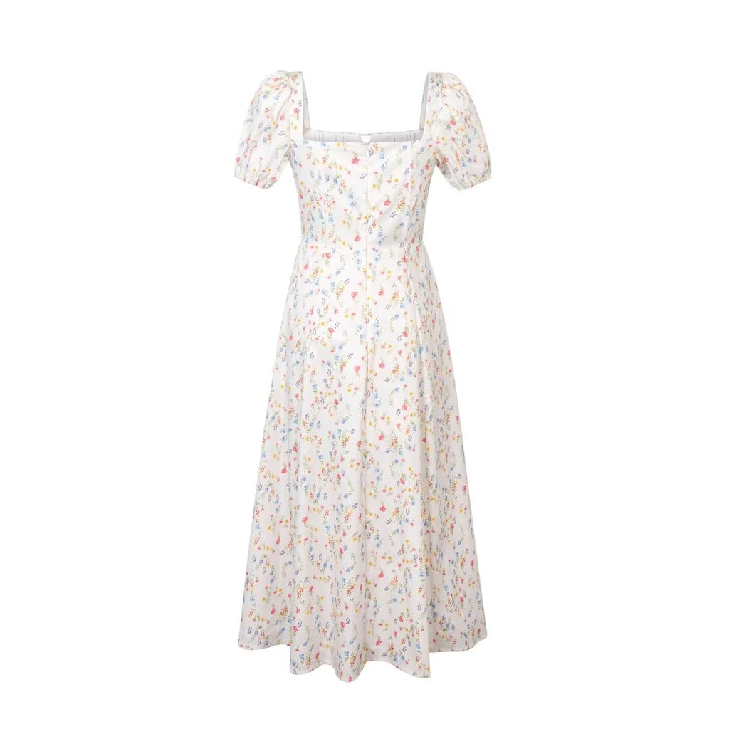 Women's French Dress Women Clothing Elegant Graceful Floral Vacation Women