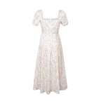 Women's French Dress Women Clothing Elegant Graceful Floral Vacation Women