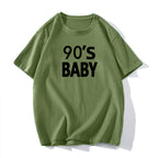 Women's Letter Graphic Cotton T Shirt Women Simple Basic Short Sleeved Shirt Women All Match Loose Pullover