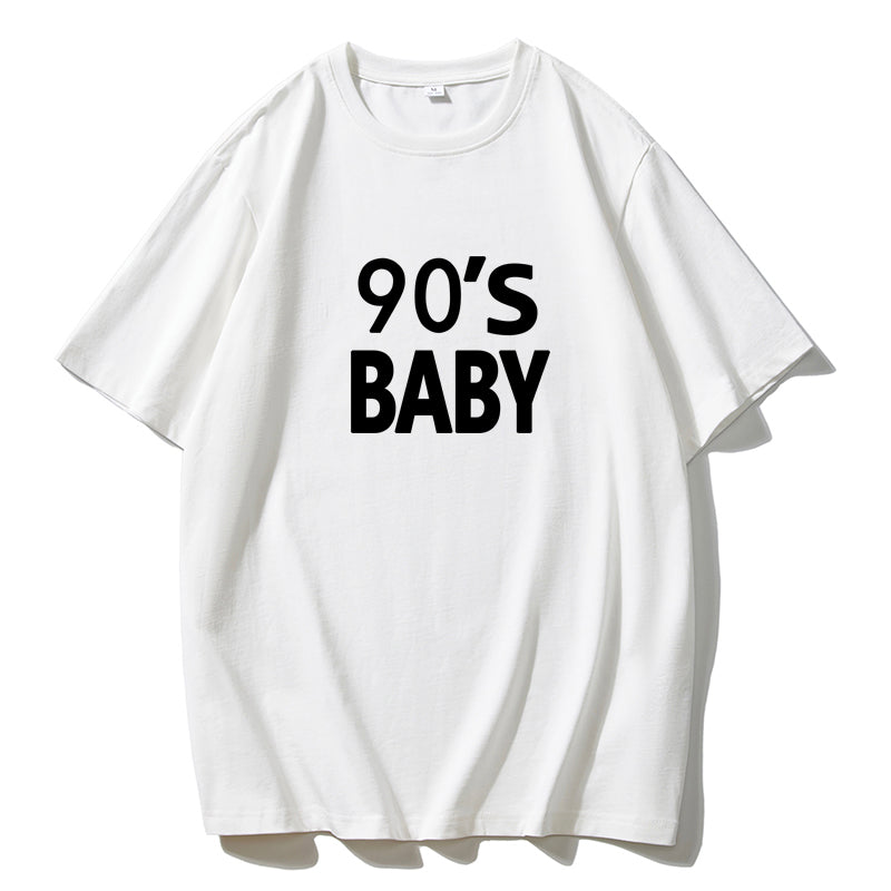 Women's Letter Graphic Cotton T Shirt Women Simple Basic Short Sleeved Shirt Women All Match Loose Pullover