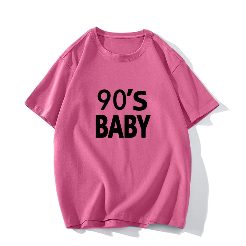 Women's Letter Graphic Cotton T Shirt Women Simple Basic Short Sleeved Shirt Women All Match Loose Pullover