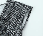 Women's With Knot Printing Cutting Top Trousers
