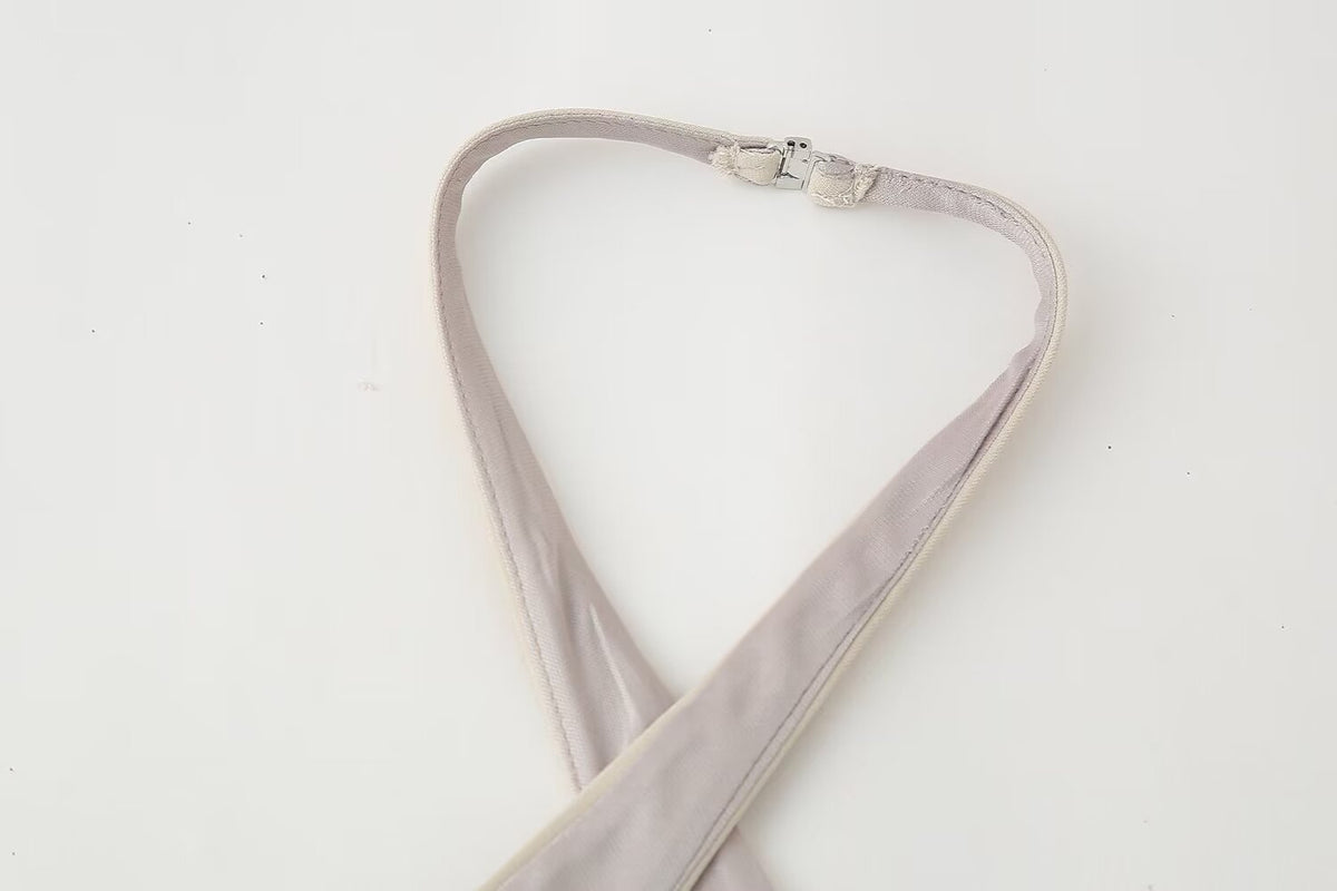 's Street Personality Hollow Out Cutout Out Buckle Camisole