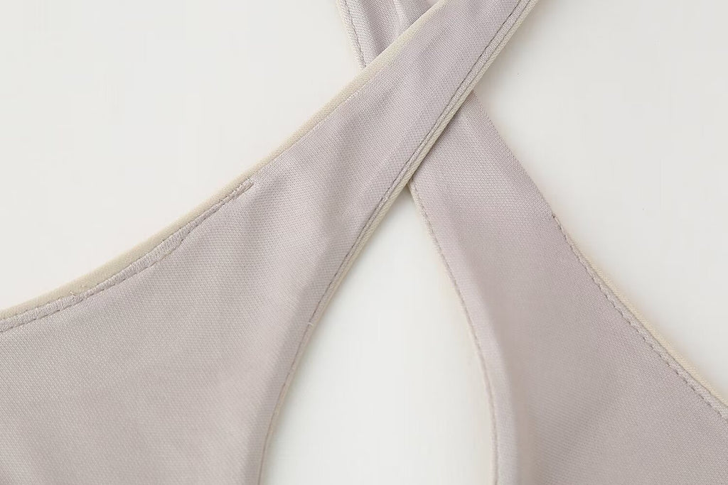 's Street Personality Hollow Out Cutout Out Buckle Camisole