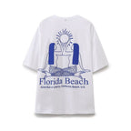Women's Simple Casual All Match Round Neck Pullover Short Sleeve Printed Cotton T Shirt