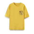 Women's Summer Women Clothing Casual Simple All Match Printed Cotton T Shirt