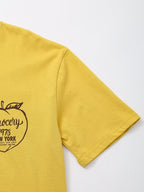 Women's Summer Women Clothing Casual Simple All Match Printed Cotton T Shirt