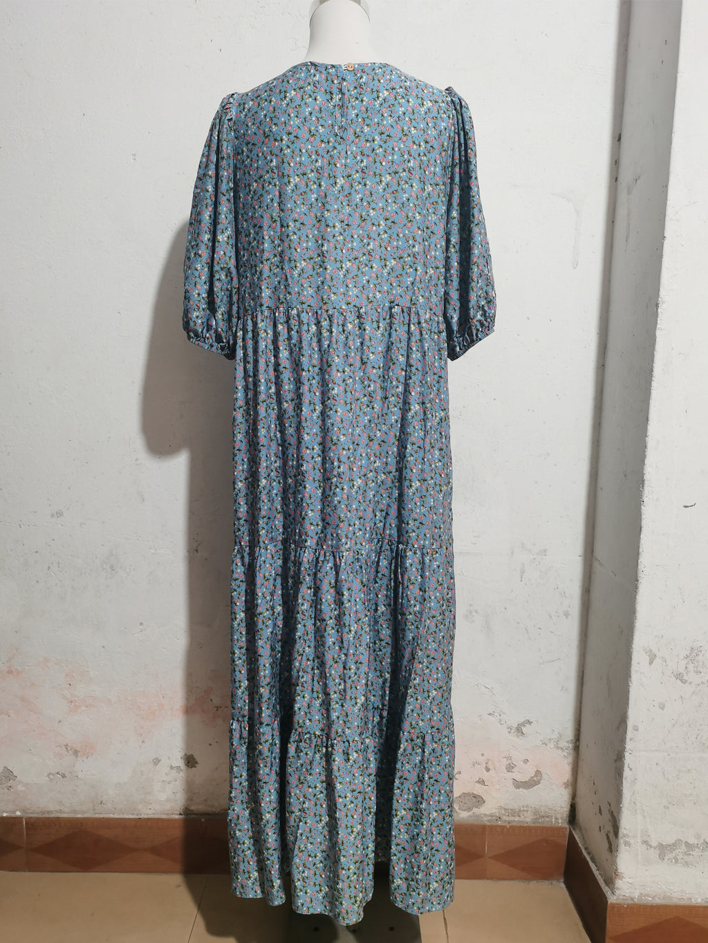 Women's Plus-Size Floral Midi Dress