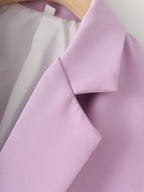 Solid Spring Office Short Pantsets